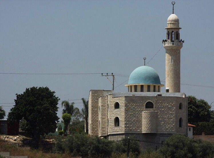 صورة لقرية منشية زبده (السعدية) - فلسطين: : جامع القريه