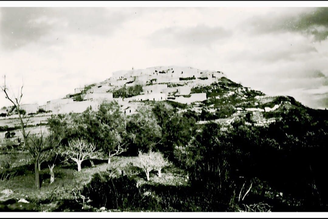 صورة لقرية بئر ماعين - فلسطين: : صورة نادرة لقرية بير معين قضاء الرملة عام 1939..